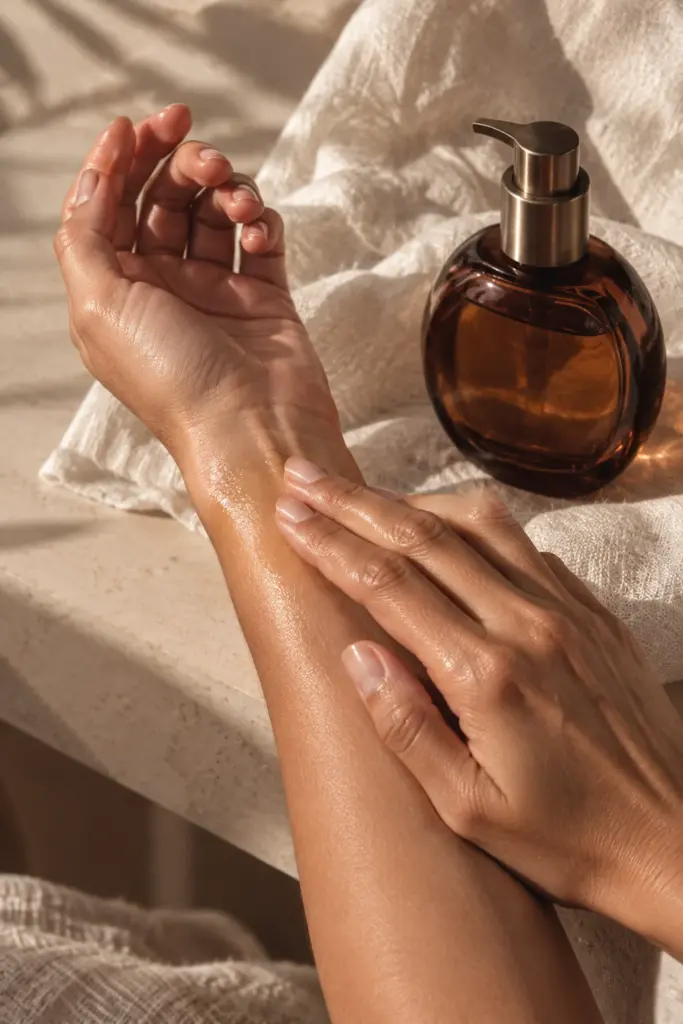 Where body oil fits with fragrance