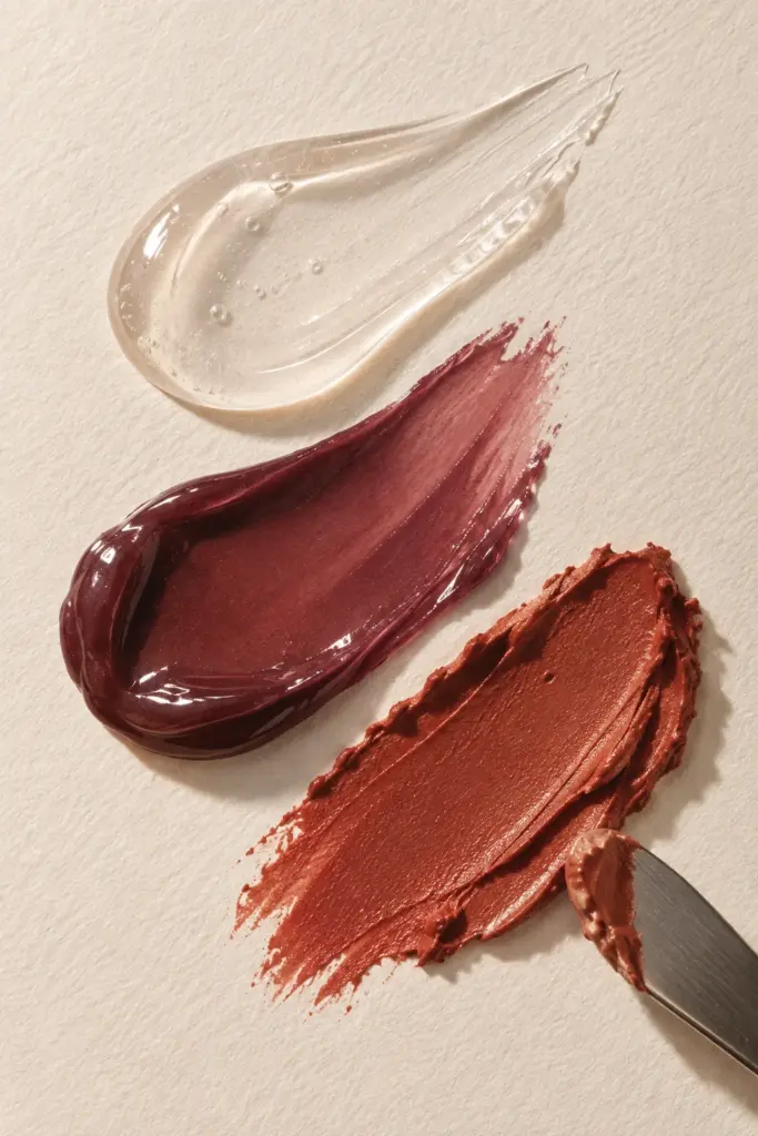 What lip finish changes on the mouth